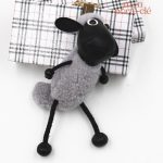 Porte-clé original en forme de mouton câlin