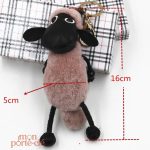 Mouton porte-clé, compagnon doux et réconfortant