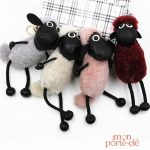 Mignon porte-clé mouton pour un style unique
