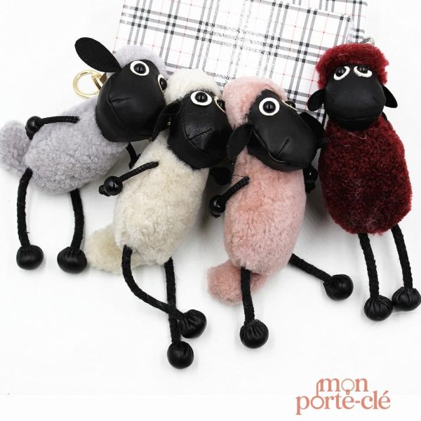 Mignon porte-clé mouton pour un style unique