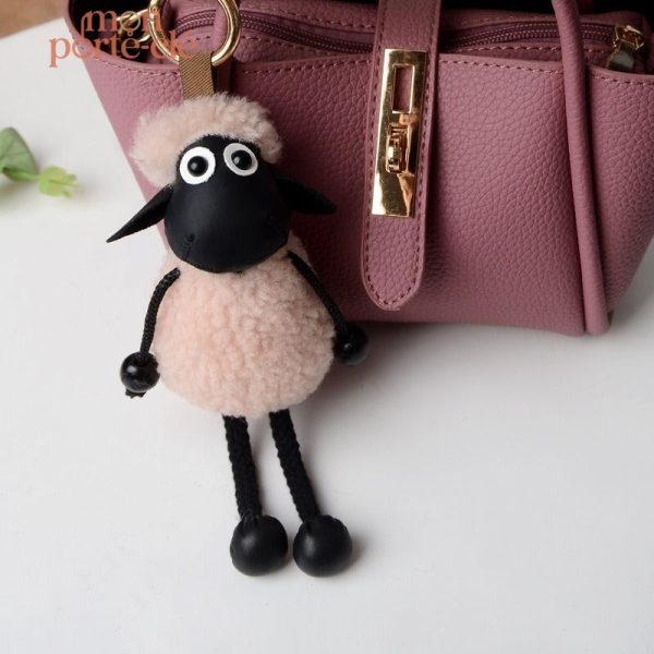 Porte-clé peluche, adorable mouton à emporter partout