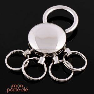 Porte-clé multi anneaux pour homme