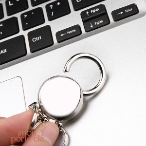 Porte-clé homme avec plusieurs anneaux pratiques