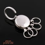 Porte-clé multi-anneaux élégant pour tous les jours