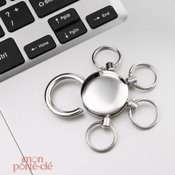 Porte-clé multi anneaux, un accessoire essentiel pour homme