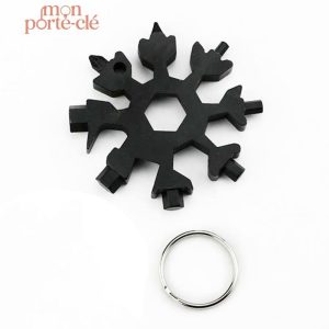 Flocon Multi Outils : porte-clé pratique et design