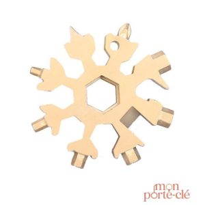 Porte-clé en acier avec fonctions multiples