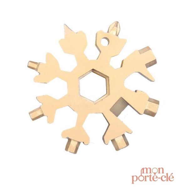 Porte-clé en acier avec fonctions multiples