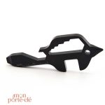 Porte-clé multifonction Multi Tools Black en acier