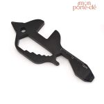 Porte-clé en acier avec outils intégrés pratiques