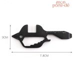 Porte-clé innovant avec plusieurs fonctions utiles