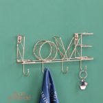 Porte-clé mural artistique pour décoration intérieure