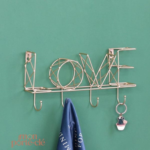Porte-clé mural artistique pour décoration intérieure