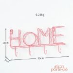 Porte-clé mural décoratif pour une organisation optimale