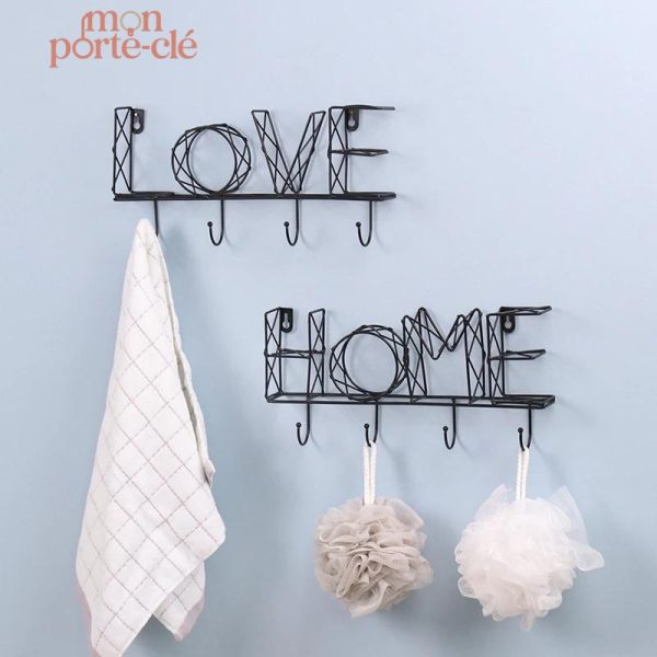 Porte-clé mural multifonctionnel pour clés