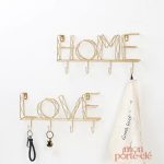 Porte-clé mural tendance pour entrée