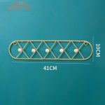 Porte-clé mural avec 5 crochets pour un rangement efficace