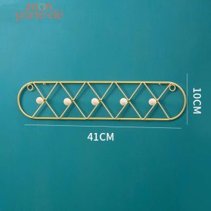 Porte-clé mural avec 5 crochets pour un rangement efficace