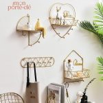 Porte-clé mural fonctionnel avec crochets pour clés