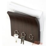 Porte-Clé Mural en Bois L'Aimanté