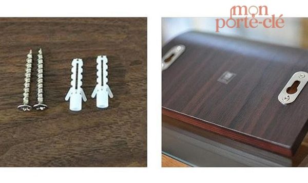 Porte-Clé Mural Pratique en Bois