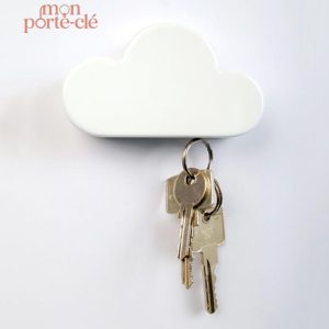 Porte-Clé Mural Nuage Aimanté