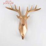 Porte-clé mural en forme d'animaux stylisés