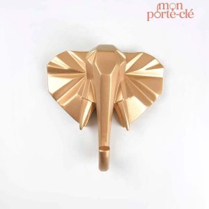 Accroche clé mural avec motifs géométriques d'animaux