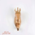 Porte-clé mural design moderne d'animaux géométriques