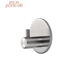 Porte-clé mural design argenté pour organisation