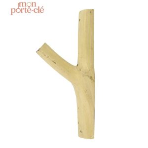 Accessoire mural en bois flotté pour clés