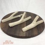 Support à clés en bois flotté artisanal