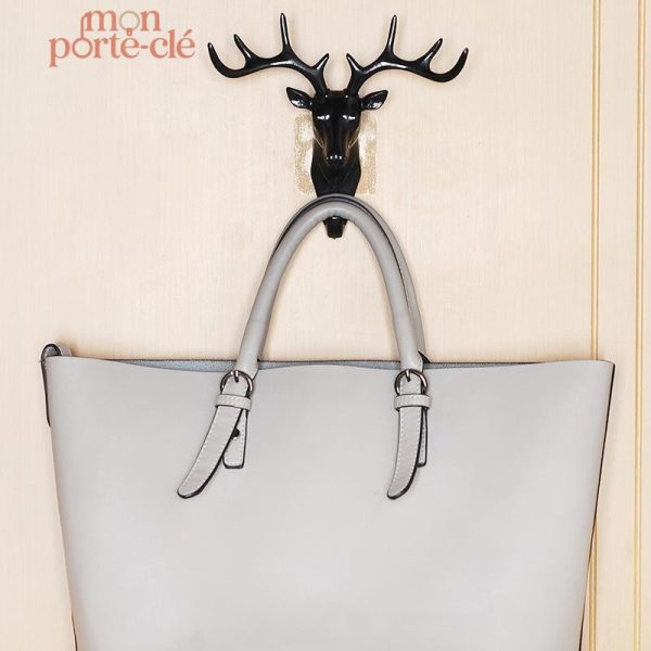 Porte-Clé mural original avec cerf stylisé