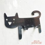 Porte-Clé Mural original Chat en métal