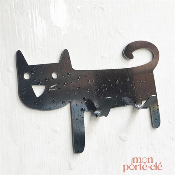 Porte-Clé Mural original Chat en métal