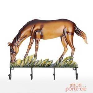 Porte-clé mural design Cheval