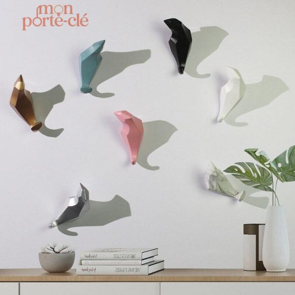 Porte-Clé Mural L'Oiseau Cubique-Chic