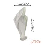 Porte-clé original avec design cubique pour mur