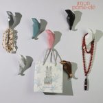 Porte-clé mural contemporain avec oiseau