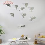 Porte-clé mural pratique pour entrée ou bureau