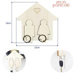 Porte-clé original pour amoureux