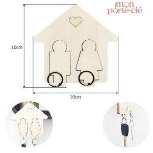 Porte-clé original pour amoureux