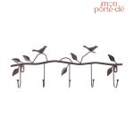 Porte-clés originaux en forme d'oiseaux pour la maison