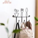 Accessoire mural pratique pour accrocher clés