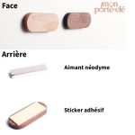 Porte-Clé mural aimanté, solution de rangement pratique