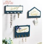 Porte-Clé Mural en bois, accessoire pratique