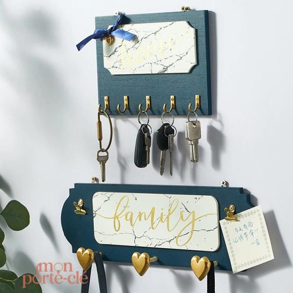 Porte-Clé Mural en bois pour une décoration unique