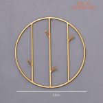 Porte-Clé Mural design moderne et doré