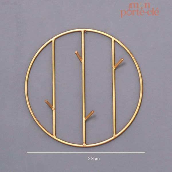Porte-Clé Mural design moderne et doré