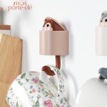 Porte-clé mural animalier style écureuil